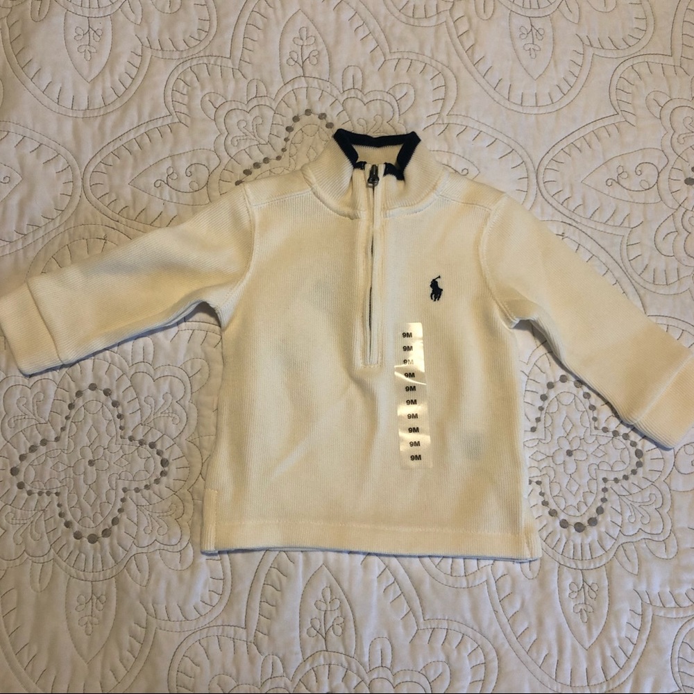 Ralph Lauren 1/4 zip Sweater | baby 9m